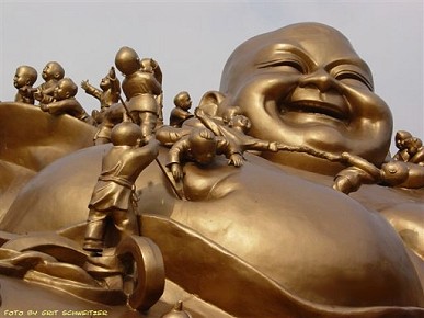 Lachender Buddha